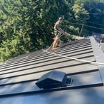 Jeff measuring for panel layout