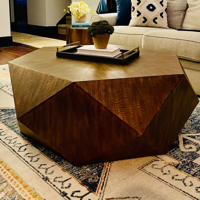 Bold coffee table