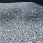 Heavy random flake floor