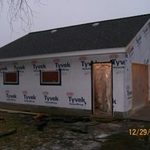 before siding