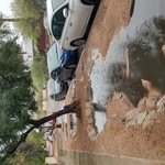 water harvesting basins with rockwork