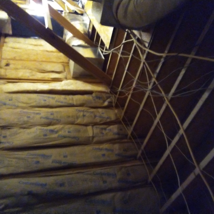 Attic before