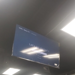 Two 70 inch tv's mounted