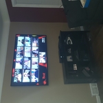 65inch mounted with no wires