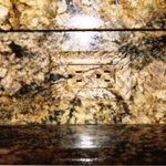 Faux granite switch plates