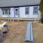 Start of Front porch build