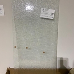 Glass for interior door