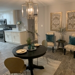 Staged Dining area