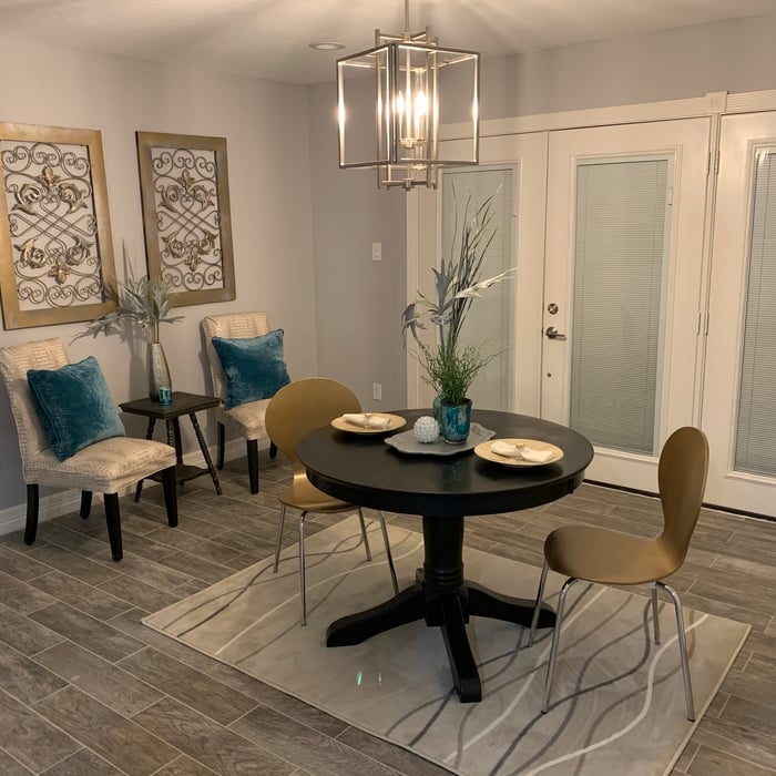Staged Dining Room