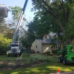 Crane work.