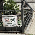 Fence damage by vehicle