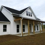White K-Style Seamless Gutter and Downspouts