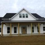 White K-Style Seamless Gutter and Downspouts