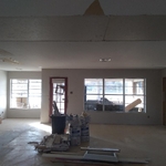 Drywall installed