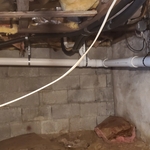 pvc to replace cast iron. toilet, sink, vent