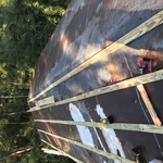 Install wooden slats