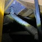 Broken Rooftop Vent Line