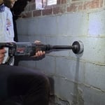 utting through concrete