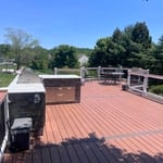 Deck and grilling station