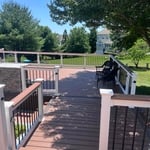Deck and grilling station