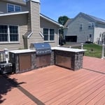 Deck and grilling station