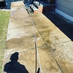 Cleaning concrete
