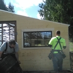 Green house siding