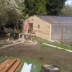 Green house siding