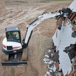 Wood frame barn demo