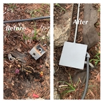 Outdoor lighting clean up