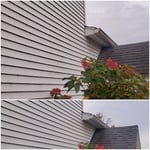 Before and after cleaning.
