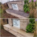 Before and after cleaning