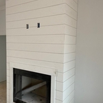 Shiplap fireplace