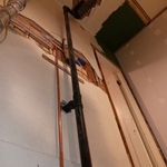 Re pipe bathroom lines