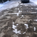 Driveway snow removal