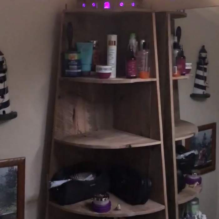 Lighthouse Magenta Scrolling LED Lights