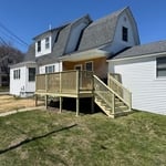 Deck build in Maine