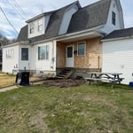 Deck build in Maine