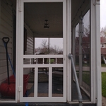 Storm door replaced