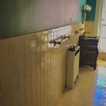 Bath before