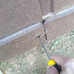 Siding Damaged Under Surface