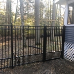 6' Tall 4-rail Aluminum Puppy Fence