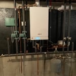 New wall mount propane boiler