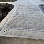 Driveway with Stamped Borders