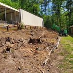 Before of future retaining wall