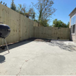 Backyard Wood Fence