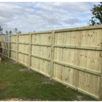 Backyard Wood Fence