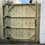 Wood Fence Door