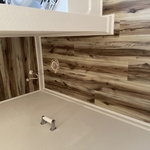 Master Bathroom LVP Planking