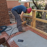 Iron handrails